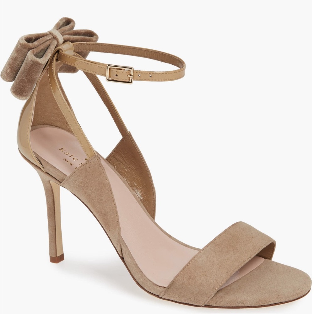 Kate Spade New York Elegant Tan Suede Women's Heels